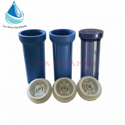 Bộ cốc 1 gioăng 1,2,3 máy lọc nước 10 inch