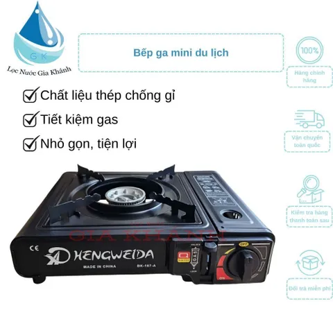 Bếp ga mini du lịch, tiện lợi - nhỏ gọn