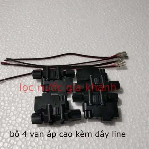 combo 4 van áp thấp, áp cao máy lọc nước