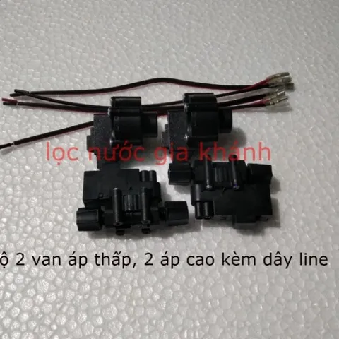 combo 4 van áp thấp, áp cao máy lọc nước