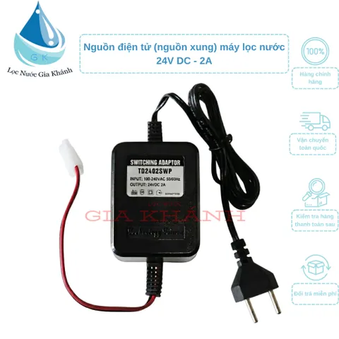 Nguồn điện tử 24v máy lọc nước, máy phun sương, adapter 24vdc