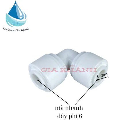 10 chiếc cút góc nối nhanh dây 6mm