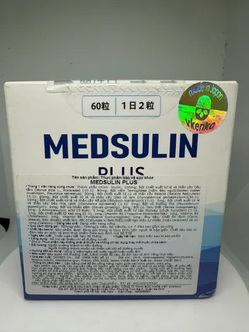 Medsulin Plus 60 Viên – Hỗ Trợ Ổn Định Đường Huyết, Hỗ Trợ Chuyển Hóa Đường
