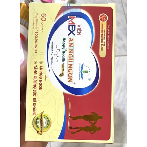 Viên MEX Ăn Ngủ Ngon HAPPY HEALTH NEW BRAND bồi bổ sức khỏe, nâng cao sức khỏe Hỗ trợ suy nhược cơ thể 