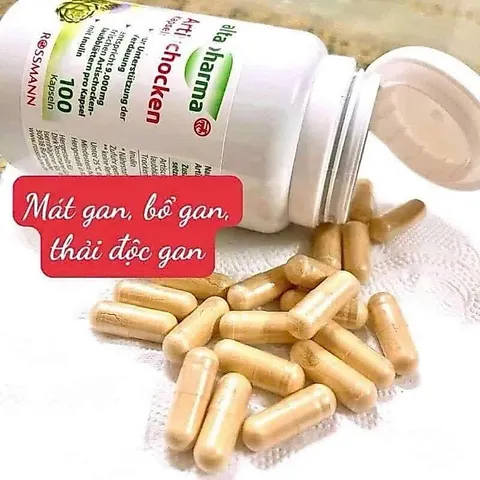 Viên uống bổ gan thải độc mát gan Artischocken Altapharma của Đức - 100V