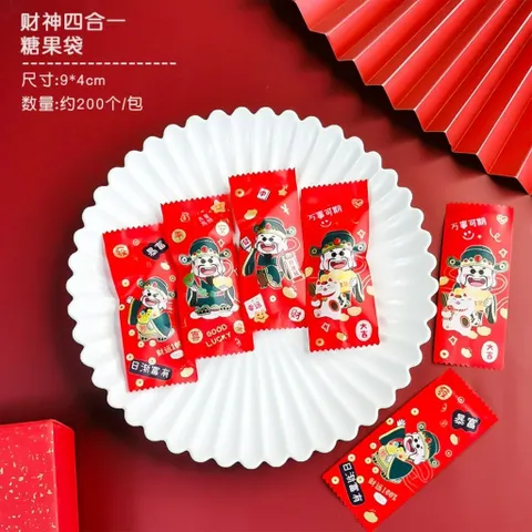 Vỏ Túi Mù Tết 4x6cm,4x9cm 100cái  Nhiều Mẫu Đa Dạng