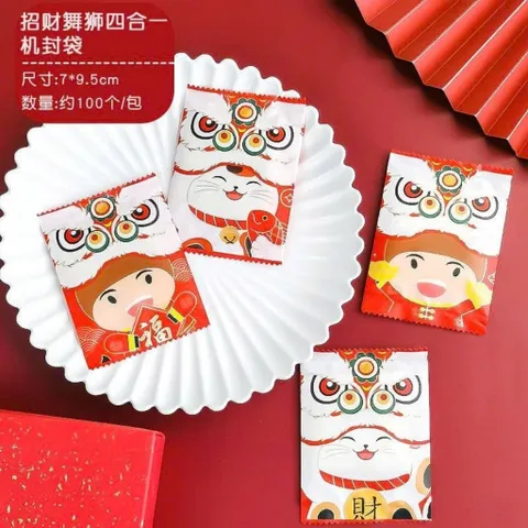 Vỏ Túi Mù Tết 7x10 /100 túi Nhiều Mẫu Đa Dạng