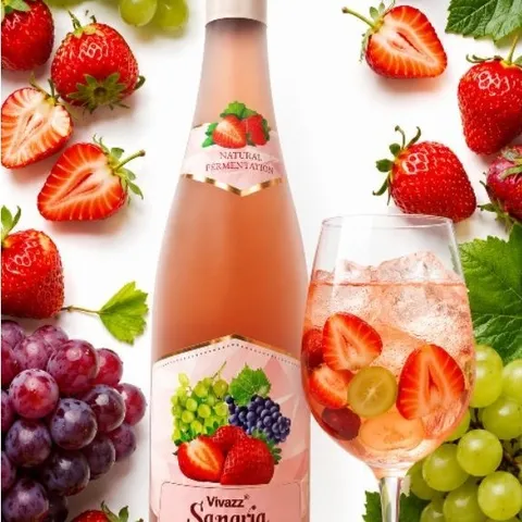 Vivazz Sangria Light -Rựu Trái Cây Rose - Chai 750mil