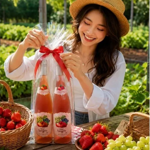 Vivazz Sangria Light -Rựu Trái Cây Rose - Chai 750mil
