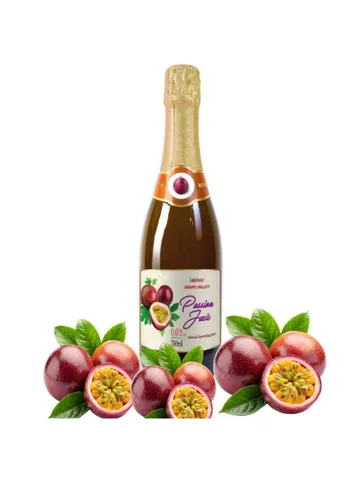 Nước Trái Cây Ladofoods - Nước Chanh Dây Có Ga Grape Valley 750mil