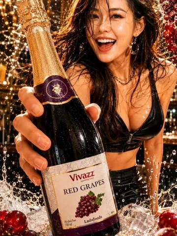 Nước Trái Cây Có Ga Vivazz (Nho Tím ) - Vivazz 750mil