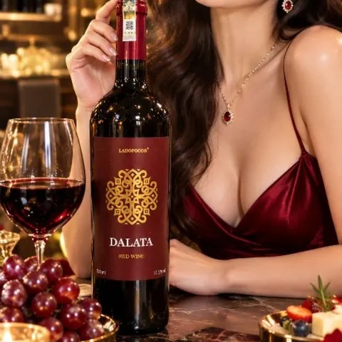 Rượu Vang Đà Lạt Dalata 11,5%độ Chai 750mil - Ladofoods