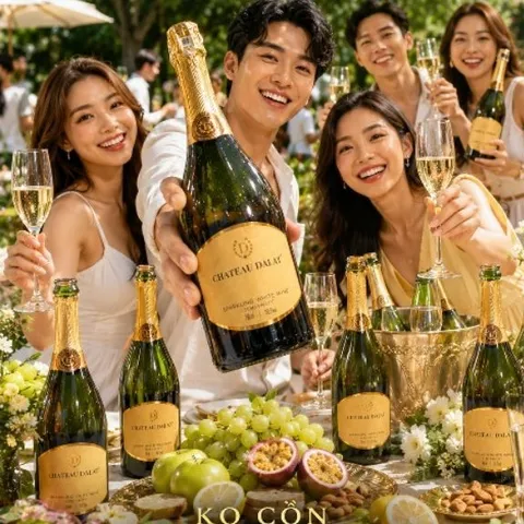 Sambanh Sparkling White Wine 10%độ Ladofoods 