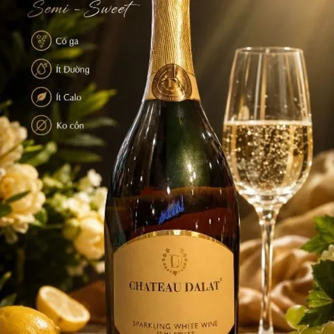 Sambanh Sparkling White Wine 10%độ Ladofoods 
