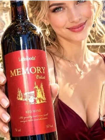 Vang Đà Lạt Memory - 14,5% Vị Ngọt Nhẹ Nho Tươi