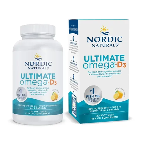 Viên Dầu Cá Nordic Naturals Ultimate Omega-D3 120 Viên Mỹ 863518