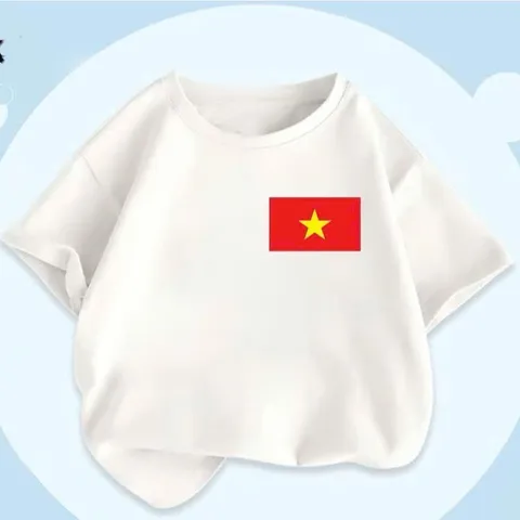 Áo Thun Cờ Đỏ Sao Vàng Full Size (10kg - 65kg) Vải Co Dãn 4 Chiều Thoáng Mát