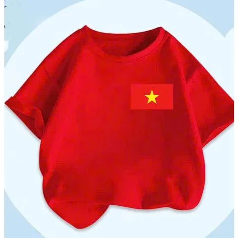 Áo Thun Cờ Đỏ Sao Vàng Full Size (10kg - 65kg) Vải Co Dãn 4 Chiều Thoáng Mát