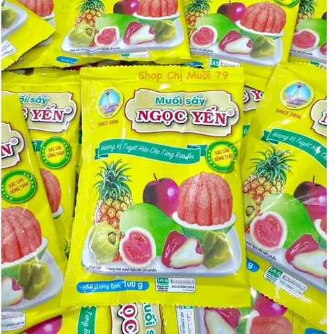 5 bịch Muối sấy Ngọc Yến 100gr chay mặn dùng được
