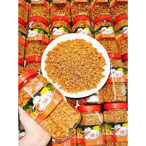Muối tôm Như Ý loại hạt to giòn rụm nguyên con tôm khô hũ 400gr