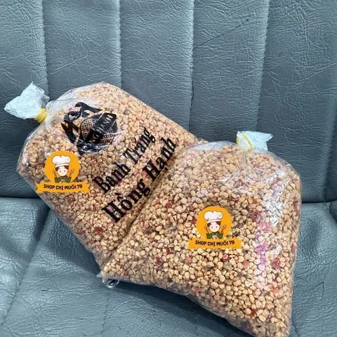 Muối tôm Hồng Hạnh làm sốt chấm bánh tráng - Muối tôm Tây Ninh 500gr