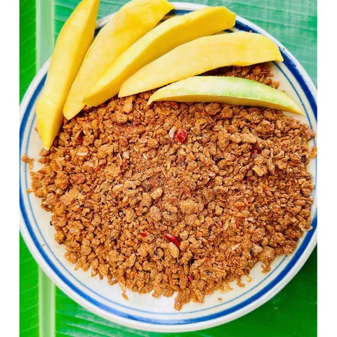 Muối Tôm Như Ý loại hạt vừa 400gr hũ mới có logo