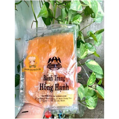 Bánh tráng bơ Hồng Hạnh ruốc đậu phộng hành phi tứ vị