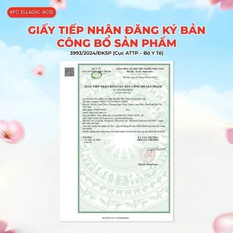 [ CHÍNH NGẠCH ] AFC Ellagic Acid 60 Viên Nhật Bản – Giảm Cân AFC, Hỗ Trợ Giảm Mỡ Nội Tạng & Mỡ Bụng