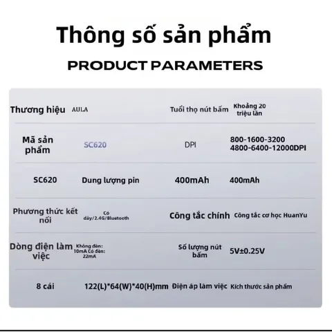 Chuột gaming Aula Sc620