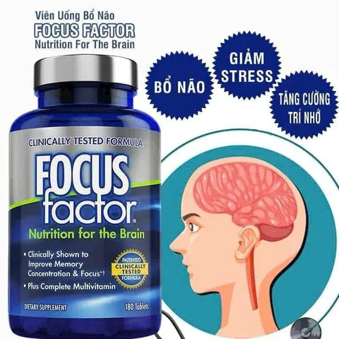 CAM KẾT CHÍNH HÃNG VIÊN Bổ Não focus factor nutrition for the brain 180 viên Mỹ 2027