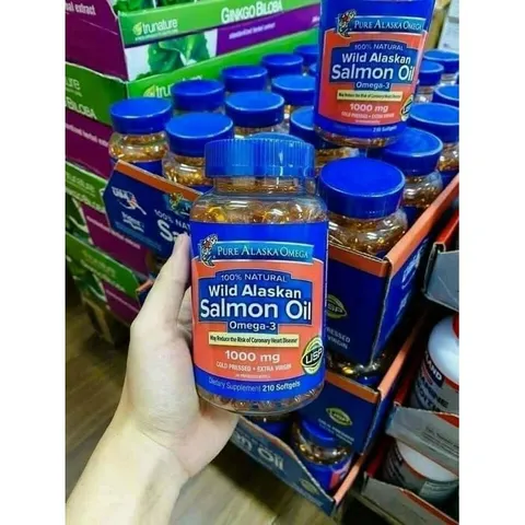 CHÍNH HÃNG MỸ Dầu cá WILD ALASKAN SALMON OIL 1000mg - 210 viên 863628
