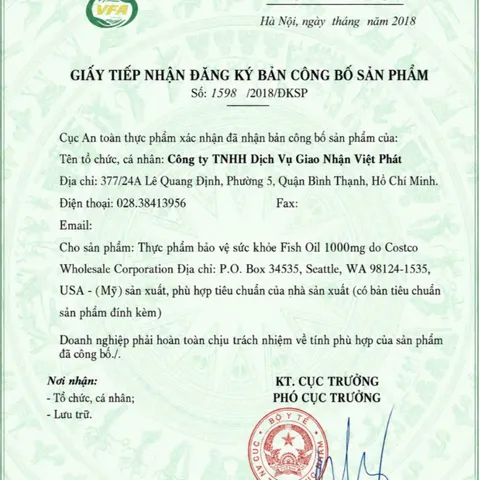 Dầu cá Fish oil 1000mg lọ 400v date 2029 CAM KẾT CHÍNH HÃNG MỸ