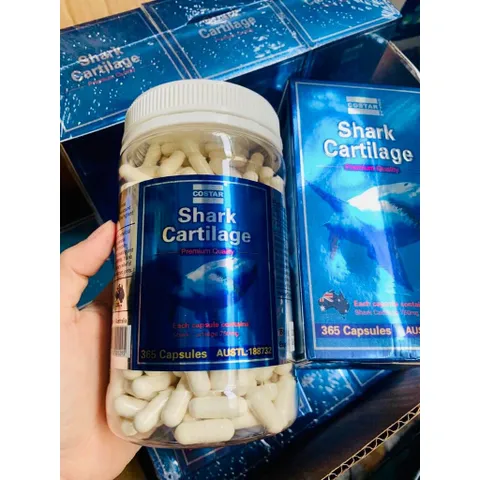 ĐẢM BẢO CHÍNH HÃNG Viên Uống Sụn cá mập Costar Blue Shark Cartilage 750mg 365 viên CỦA ÚC