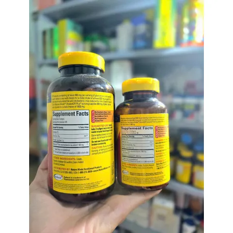 Hàng MỸ Viên uống giảm mỡ trong máu CholestOff Plus Nature Made 210 viên và 104 Viên CAM KẾT CHÍNH HÃNG