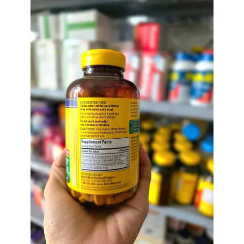 Viên uống Nature Made Calcium Magnesium Zinc With Vitamin D3 hộp 300 viên CAM KẾT CHÍNH HÃNG MỸ