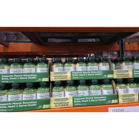 [HÀNG MỸ] Viên Uống Bổ Sung Magie Chống Chuột Rút Nature's Bounty 240mg (180 Viên)