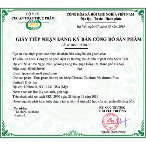Viên uống bổ sung canxi hữu cơ CITRACAL Maximum Calcium citrate 280viên 863729