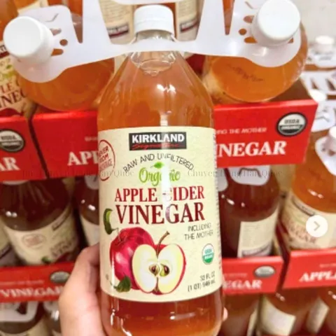 Giấm Táo Hữu Cơ (Organic Apple Cider Vinegar) của thương hiệu Kirkland Signature 1 CHAI