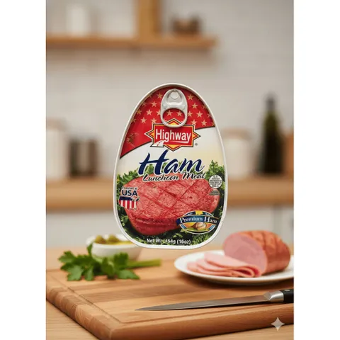Thịt nguội thịt hộp Highway Ham – Lon 454g (Mỹ)
