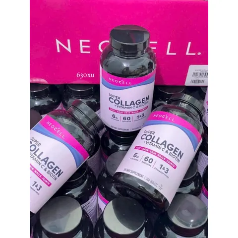 CHÍNH HÃNG MỸ VÀ MẪU MỚI Viên Uống Dưỡng Da NeoCell Super Collagen + C. 360 viên