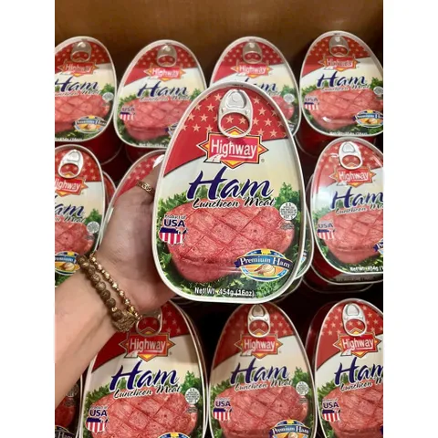 Thịt hộp HAM Luncheon Meat - Highway 454gr của Mỹ 2029 863781