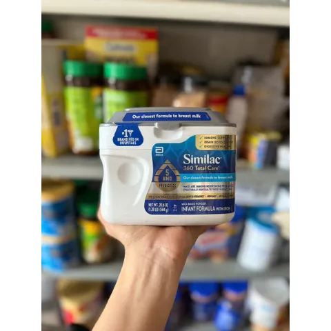 HÀNG MỸ USA cam kết chính hãng Sữa Similac 360 Total Care 5 HMO Prebiotics nhựa xanh 584g cho bé từ 0-12 tháng
