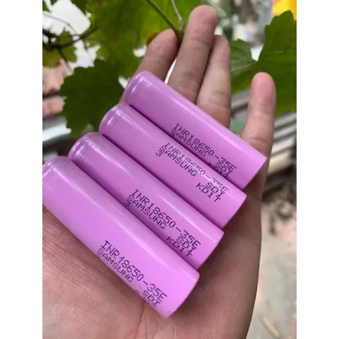 Pin 18650 samsung 35E , dung lượng cao 3500mah, dùng cho quạt cầm tay và đèn pin , các thiết bị điện dùng pin 18650 .