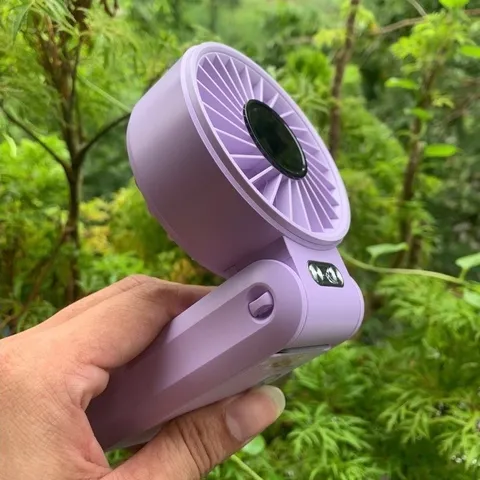 Quạt cầm tay Gsf003 , 100 cấp độ gió, siêu mát , pin 4000mah khoẻ , đeo cổ và gập để bàn tiện lợi . thiết kế cao cấp