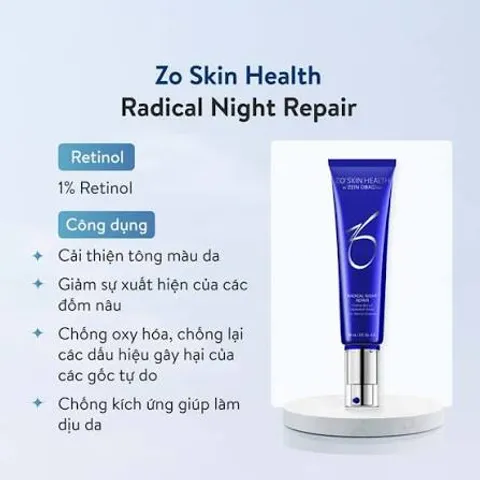 Kem Trẻ Hóa Da Ban Đêm Zo Skin Health Radical Night Repair 60ml - Giải Pháp Chăm Sóc Da Tái Tạo, Cải Thiện Độ Ẩm và Giảm Nhăn 863964