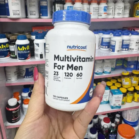 Viên uống Nutricost Multivitamin For Men |120 viên| Hỗ trợ các chuyển hóa sinh hóa & thể chất đặc thù của nam giới [SP Chuẩn Mỹ không tem]