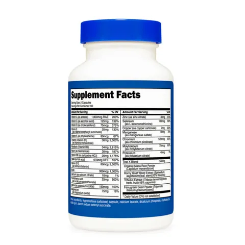 Viên uống Nutricost Multivitamin For Men |120 viên| Hỗ trợ các chuyển hóa sinh hóa & thể chất đặc thù của nam giới [SP Chuẩn Mỹ không tem]