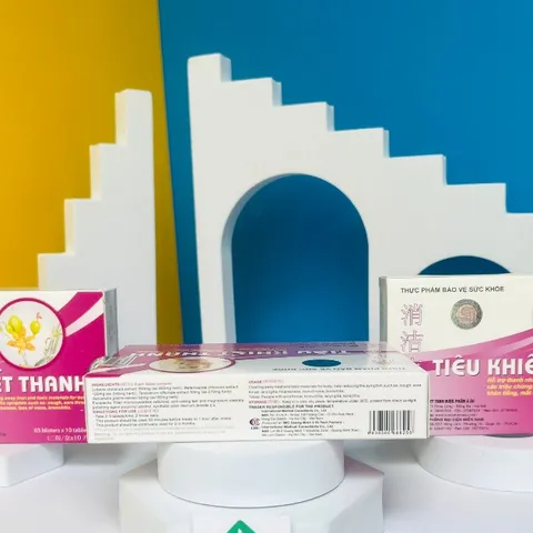 Tiêu Khiết Thanh - Giải pháp giúp giảm các triệuu chứngg: ho,đau họng, khản tiếng, mất tiếng