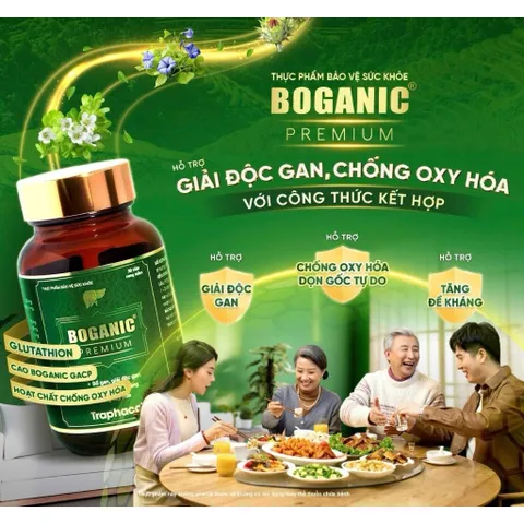 Viên uống Boganic Premium Traphaco hỗ trợ bảo vệ và tăng cường chức năng gan (30 viên)