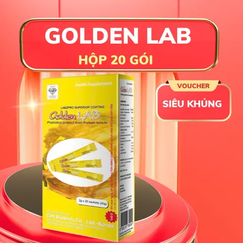 Men vi sinh hàn quốc Golden lab( mẫu mới )